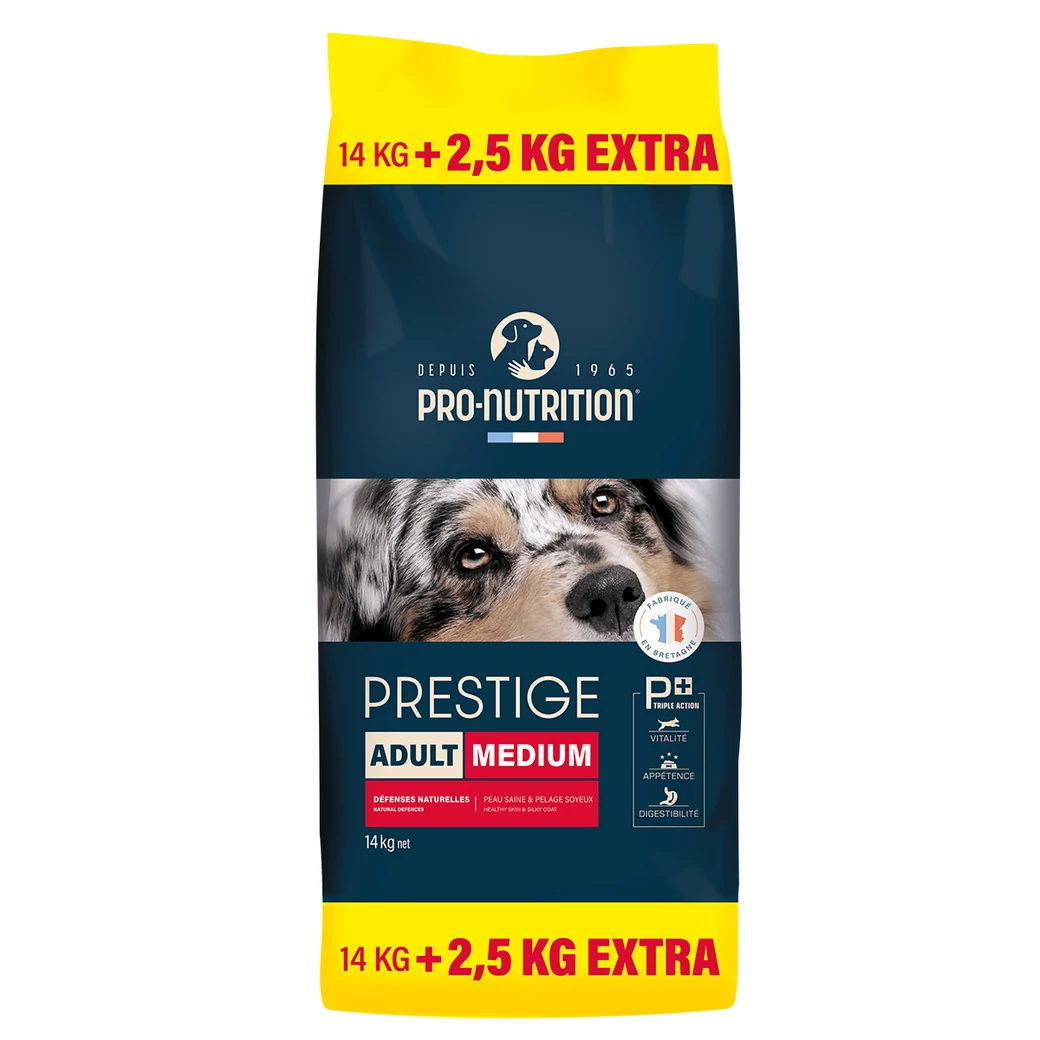 Pro-Nutrition Prestige Adult Medium (sertéssel és almával)