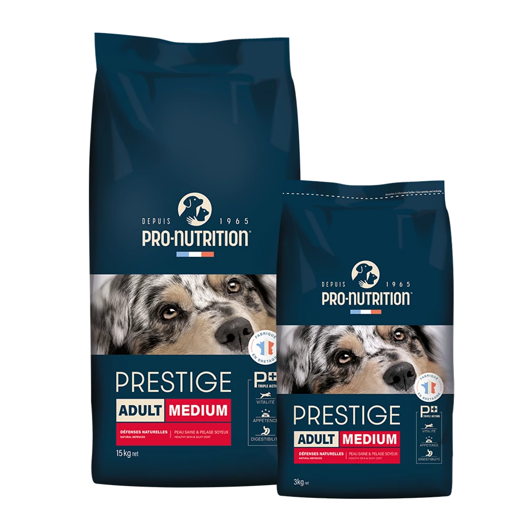 Pro-Nutrition Prestige Adult Medium (sertéssel és almával)