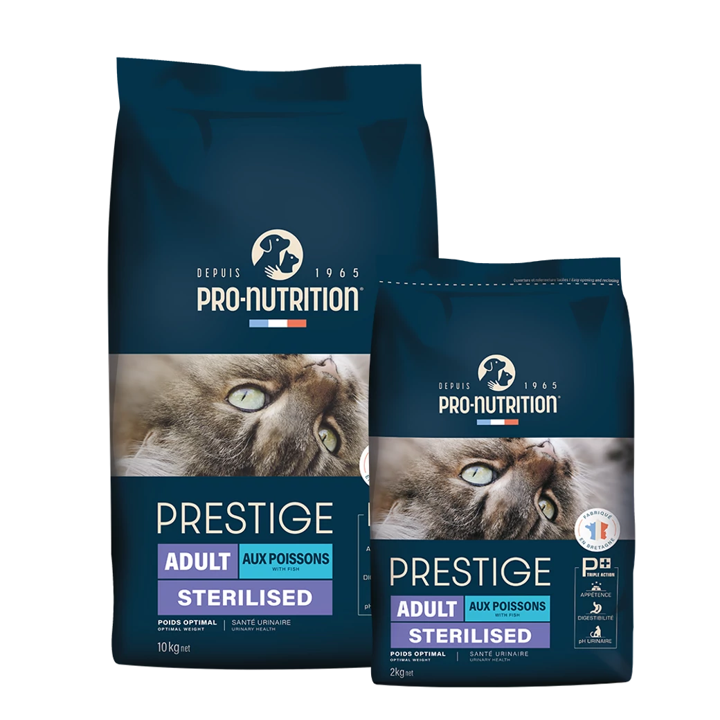 Pro-Nutrition Prestige Cat Adult Sterilized Fish (hallal és sertéssel)