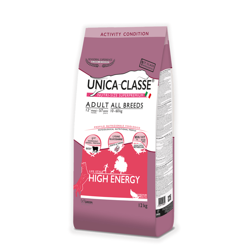 Gheda Unica Classe Adult All Breeds High Energy (12kg)