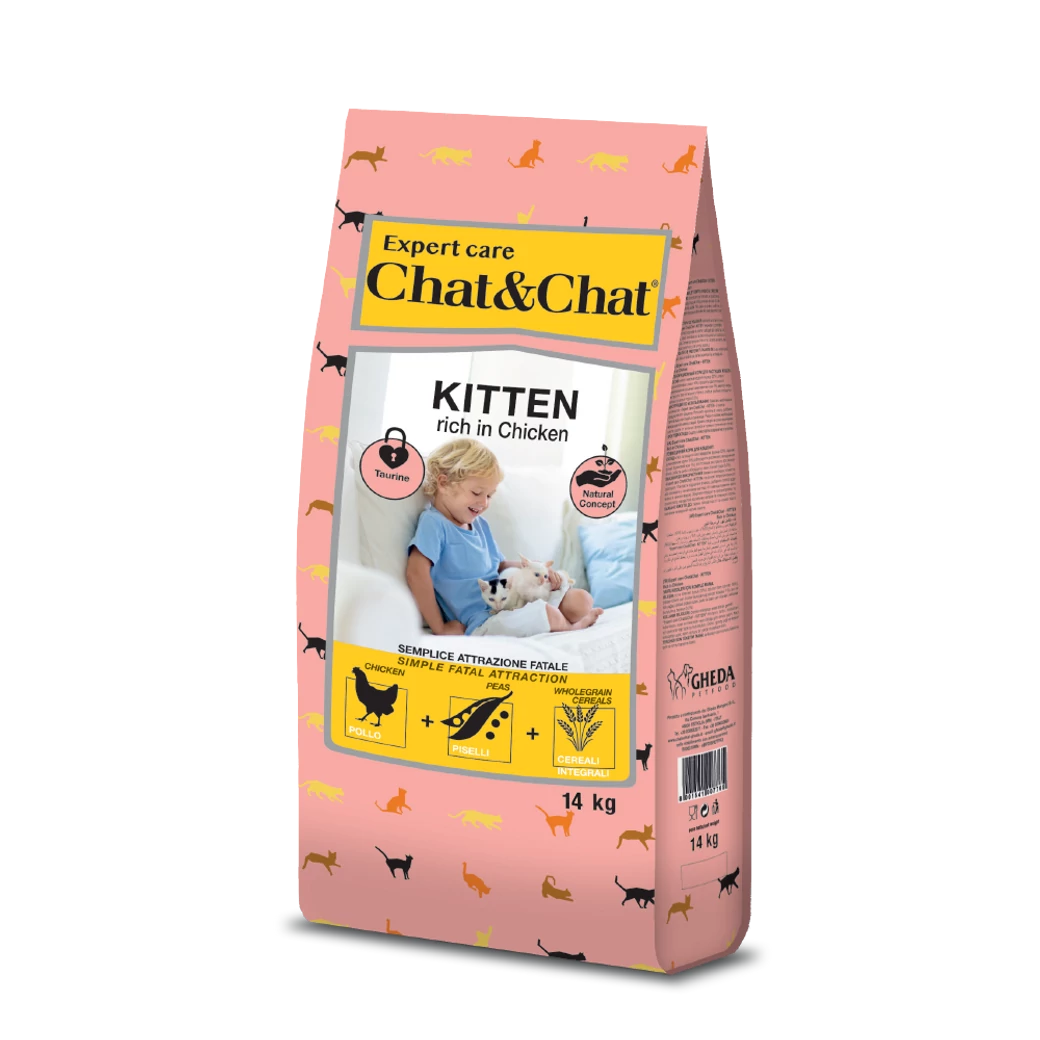 Gheda Chat&Chat Kitten 14kg (csirkével)