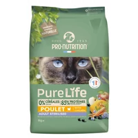 Kép 1/2 - Pro-Nutrition PureLife Cat Adult Sterilised Chicken 8kg (csirkével)