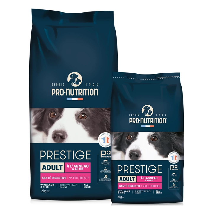  Pro-Nutrition Prestige Adult All Sizes Bárány Rizzsel