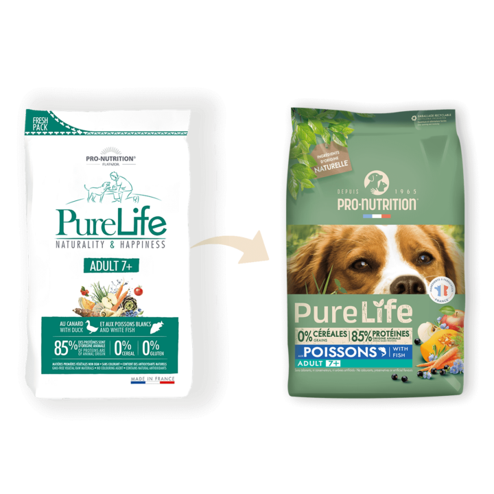 Pro-Nutrition PureLife Adult 7+ (12 kg, fehér hallal és kacsával)