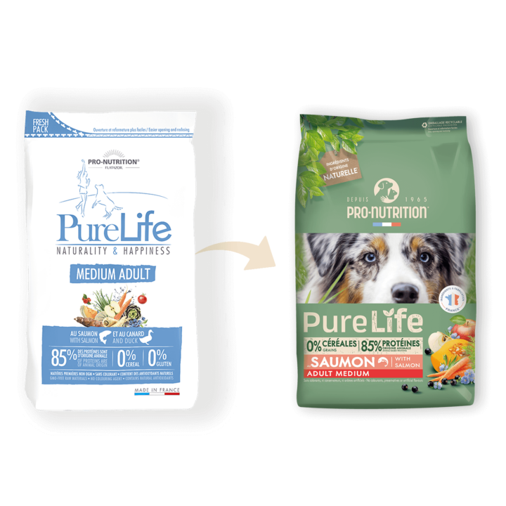 Pro-Nutrition PureLife Medium Adult (lazaccal és kacsával)