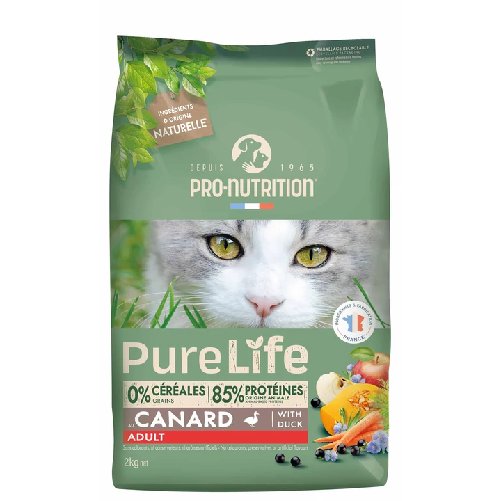 Pro-Nutrition PureLife Cat Adult Duck (kacsával)