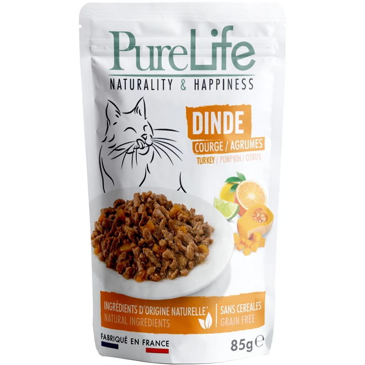 PureLife Cat Wet nedves eledel (1 x 85g) (pulyka/csirke/lazac vagy tonhal)