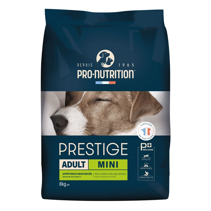 Pro-Nutrition Prestige Adult Mini (8kg, sertéssel és répával) 