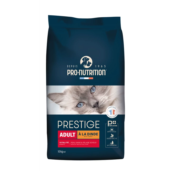 Pro-Nutrition Prestige Cat Adult Turkey (10kg, pulykával és rizzsel)