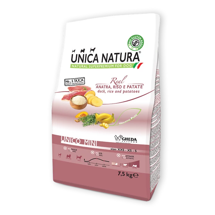 Unica Natura UNICO MINI 7,5kg (kacsával)