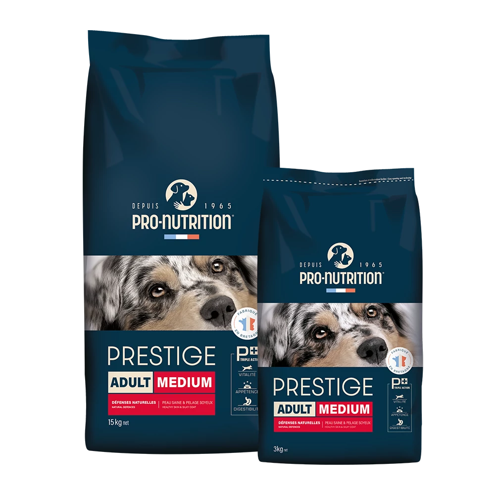 Pro-Nutrition Prestige Adult Medium (sertéssel és almával)