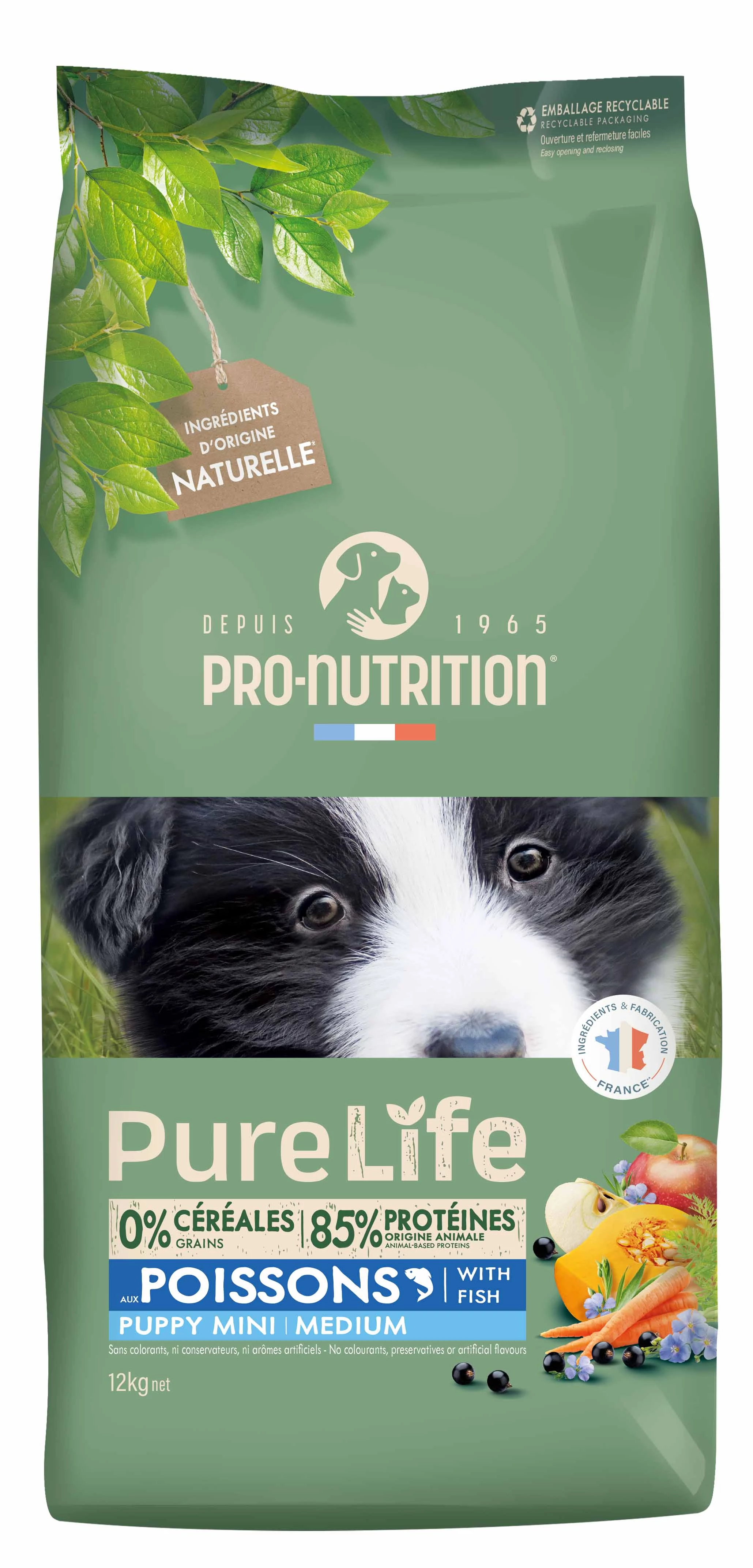  Pro-Nutrition PureLife Puppy Mini/Medium (fehér hallal)