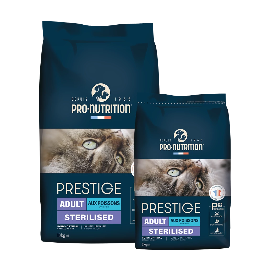 Pro-Nutrition Prestige Cat Adult Sterilized Fish (hallal és sertéssel)