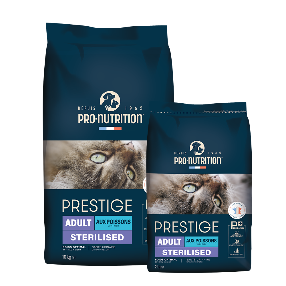 Pro-Nutrition Prestige Cat Adult Sterilized Fish (hallal és sertéssel)