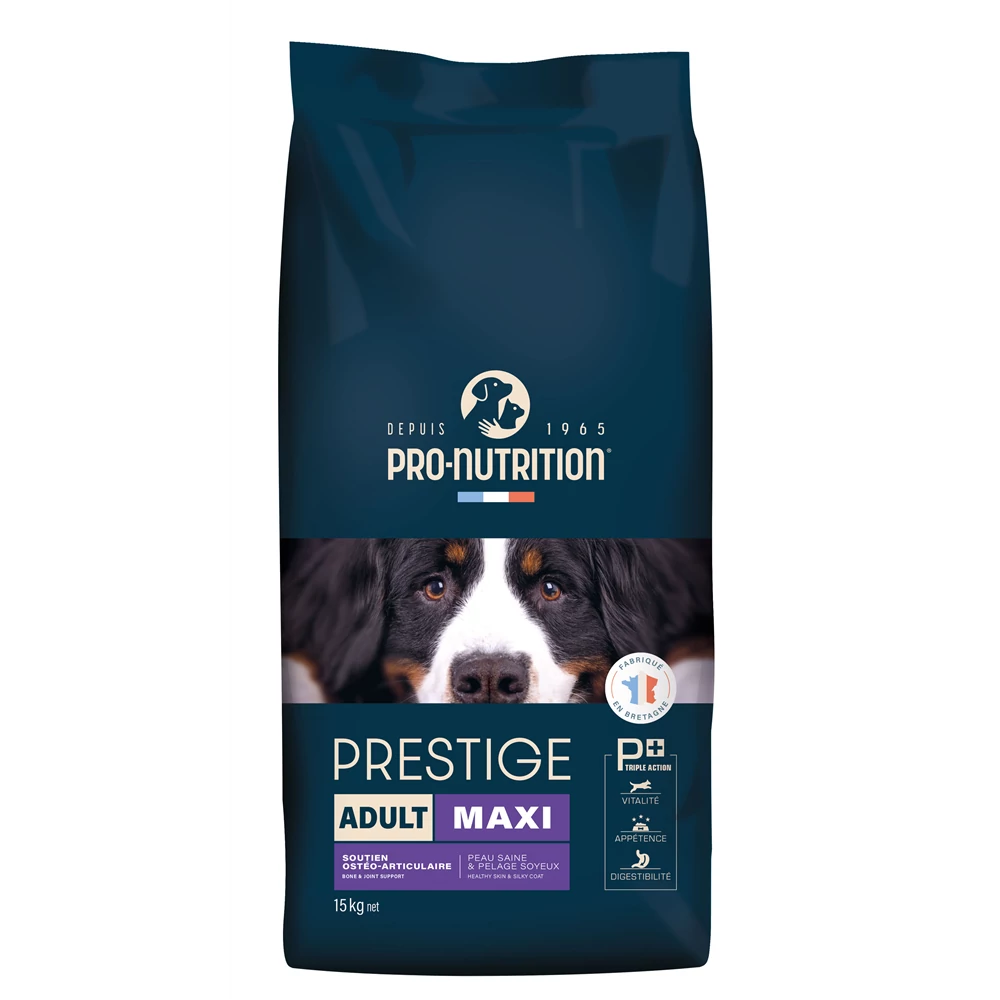 Pro-Nutrition Prestige Adult Maxi (15kg, sertéssel és glükozaminnal) 