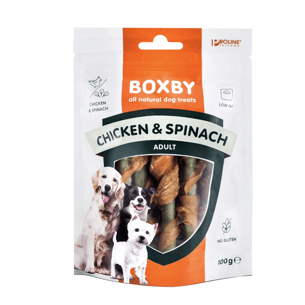Boxby Chicken & Spinach 100g