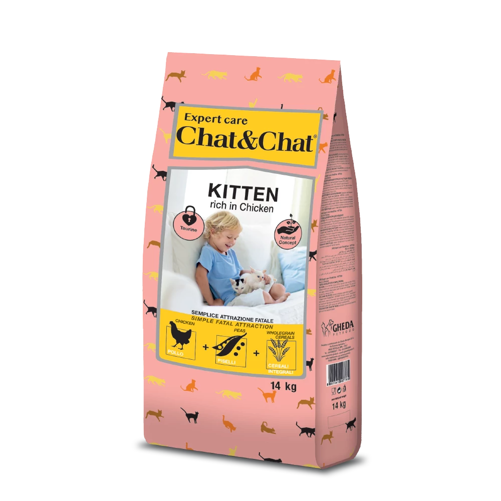 Gheda Chat&Chat Kitten 14kg (csirkével)